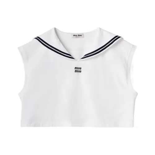 MIU MIU SS24 T Schwarz Women's White