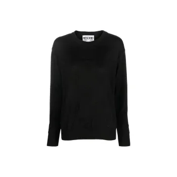 MOSCHINO Teddy Bear Jacquard Knitted Sweater