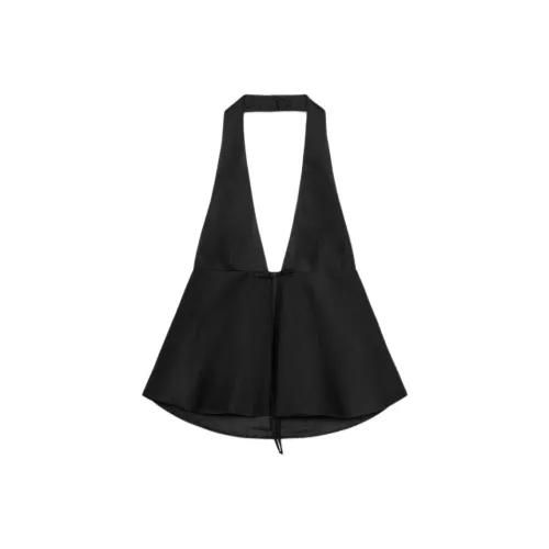 ZARA Tank Tops Women's Black