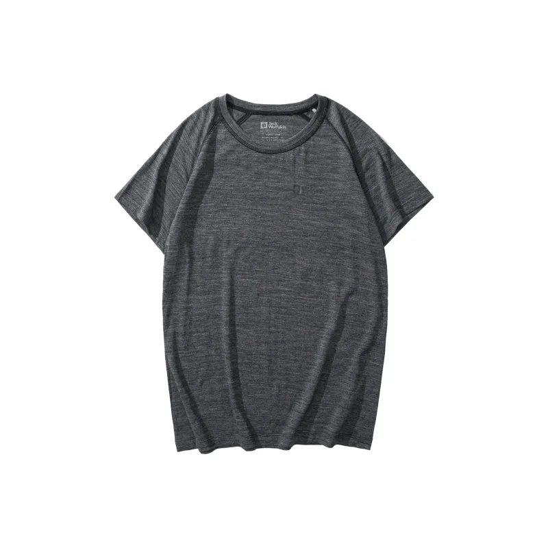 Jack Wolfskin Raglan Sleeve T Shirt Women's Dark Gray-0