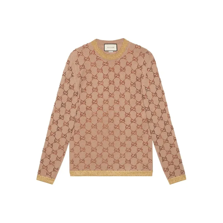GUCCI Sweater With Crystal Gg Motif-0