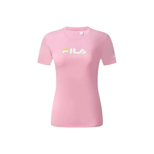 FILA Athletics T Shirt Women's Prismatic Crystal Pink