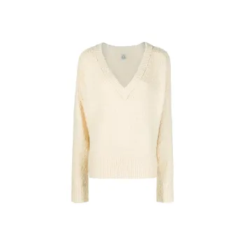 TOTEME V neck Textured Jumper