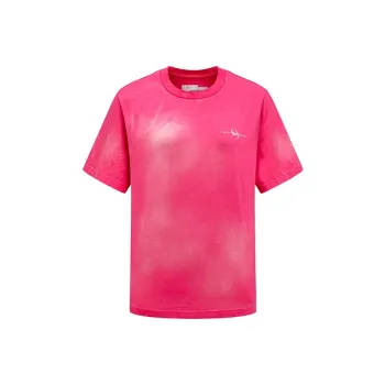 Feng Chen Wang Tie Dye print Cotton T shirt