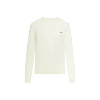 A.P.C Logo Embroidered Crewneck Jumper