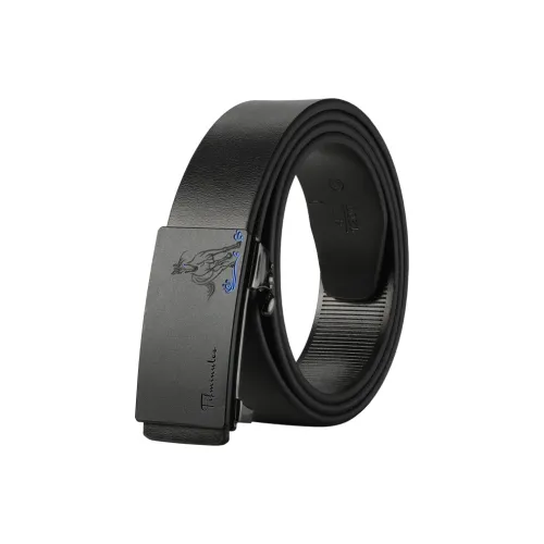 15 MINS Cow Split Leather Belts Men's Width 3.3cm