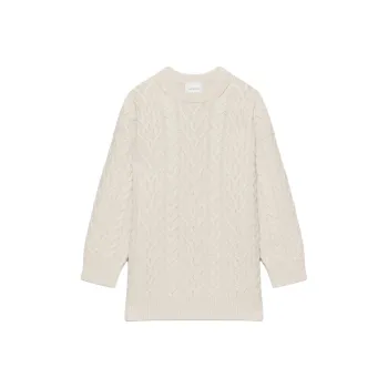 ARITZIA FW24 The Group By Babaton Nourish Merino Wool Sweater Sweater Women's Heather Bone
