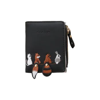 REDOO PU Wallet Women's Black/Gray