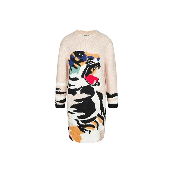KENZO Fitted Sweater Women's Light Pink-0