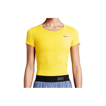 Nike T Shirts Women's Yellow
