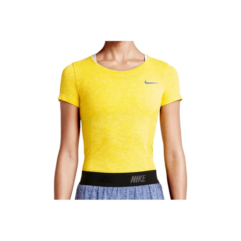 Nike T Shirts Women's Yellow-0