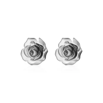 Daisy Dream 999 Fine Silver Stud Earrings Women's
