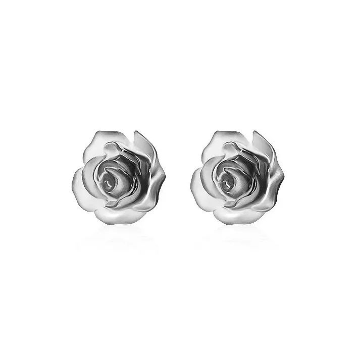 Daisy Dream 999 Fine Silver Stud Earrings Women's-0