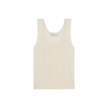 Blumarine Cable Knit Sleeveless Top