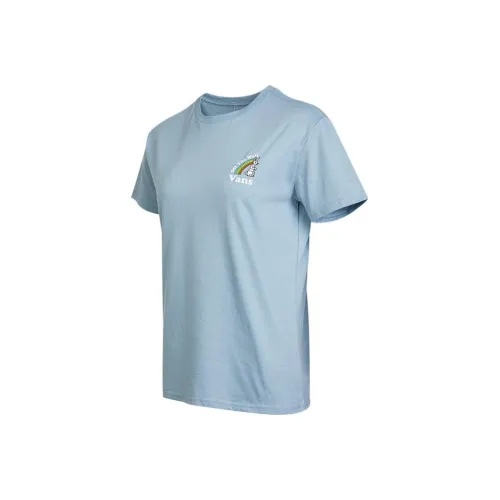 Vans Set in Sleeve T Shirt Women's Blue