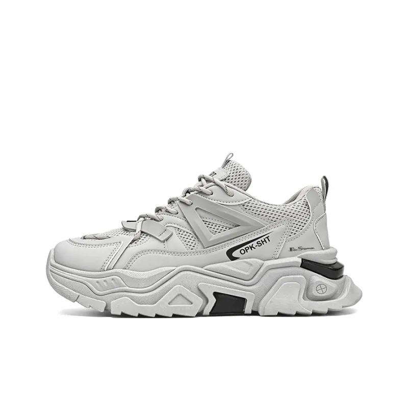 BEN SHERMAN Cushioning Moisture Wicking Low Top Chunky Sneakers Men's-4
