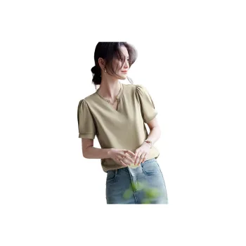 XWI T-Shirts Women's Pea Green