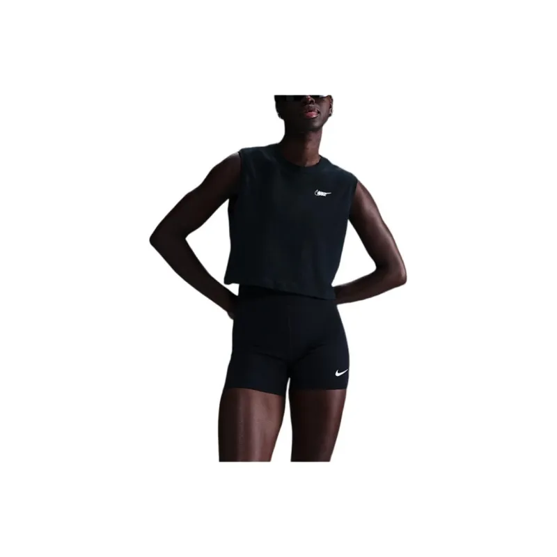 Nike Sportswear Club Women's Sleeveless Cropped Graphic T Shirt-0