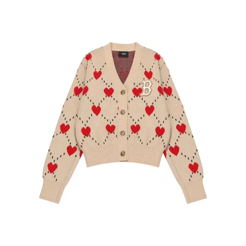MLB Sweaters Women's Beige Yellow