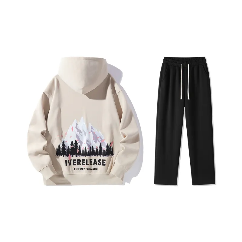 IVEIII Sweatshirt Sets Unisex-66