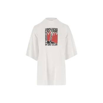 PALM ANGELS Graphic Printed Crewneck T Shirt