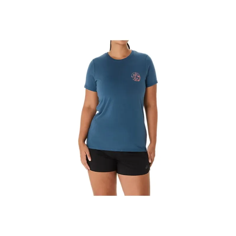 Asics Regular T-Shirt Women's Vintage Indigo-0