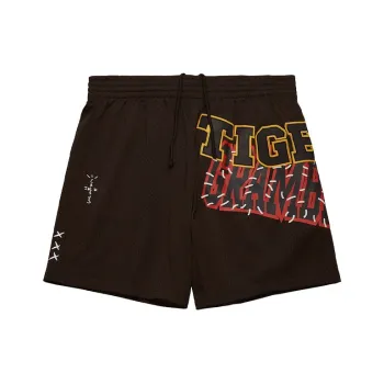 Travis Scott X Mitchell & Ness Grambling Tigers Basketball Shorts