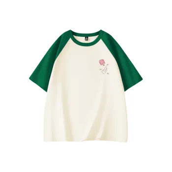 Cotton Raglan Sleeve T Shirt Women's