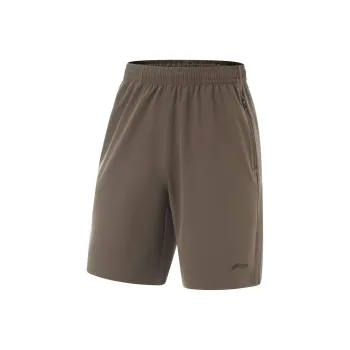 LiNing Fitness Series Casual Shorts Men's Slate Brown