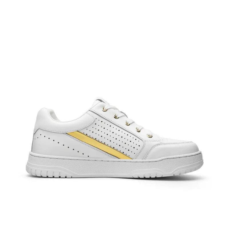 JEEP SPIRIT Skateboard Shoes Men Low Top Polar White-2