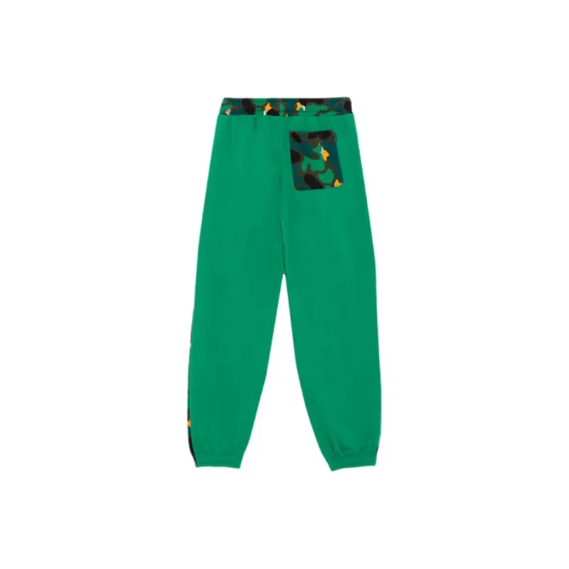 PUMA Knitted Sweatpants Unisex Green-1