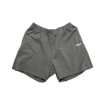 Balenciaga Casual Shorts Unisex Regular Fit Gray