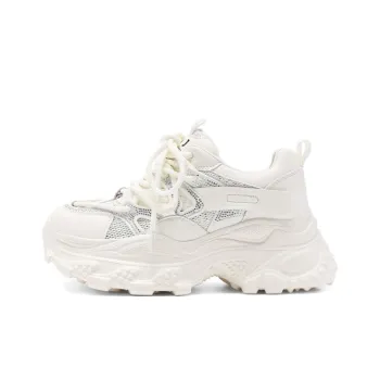 JOSINY Abrasion Resistant Slip Resistant Low Top Chunky Sneakers Women's