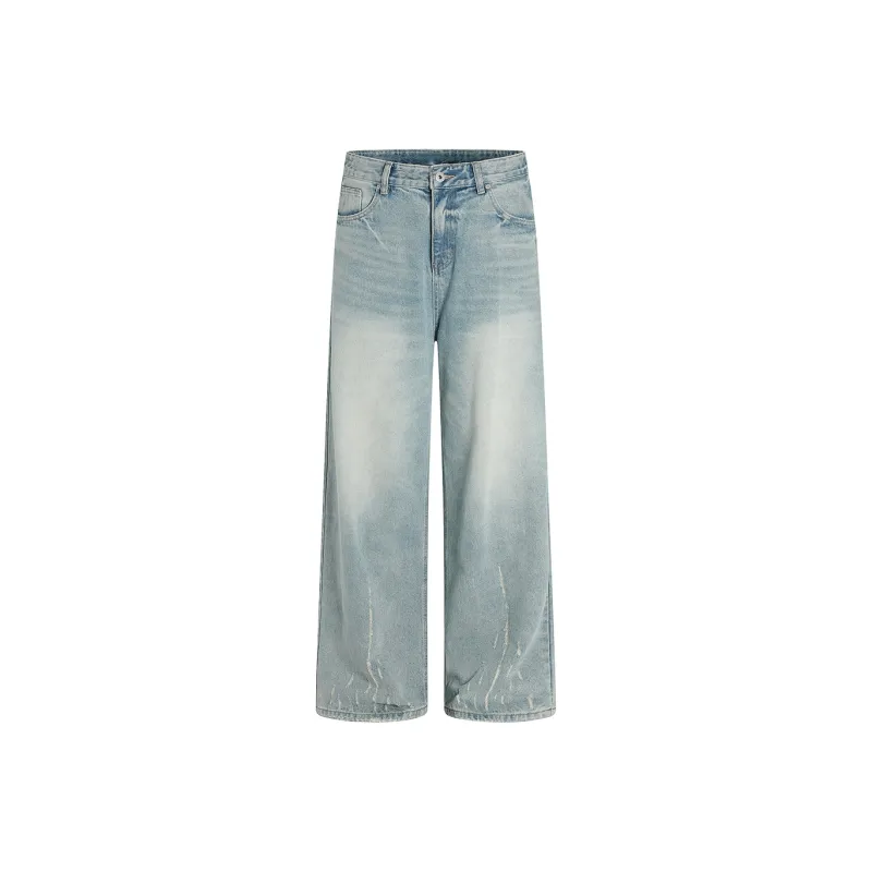 GBXM Jeans Unisex Washed Blue-0