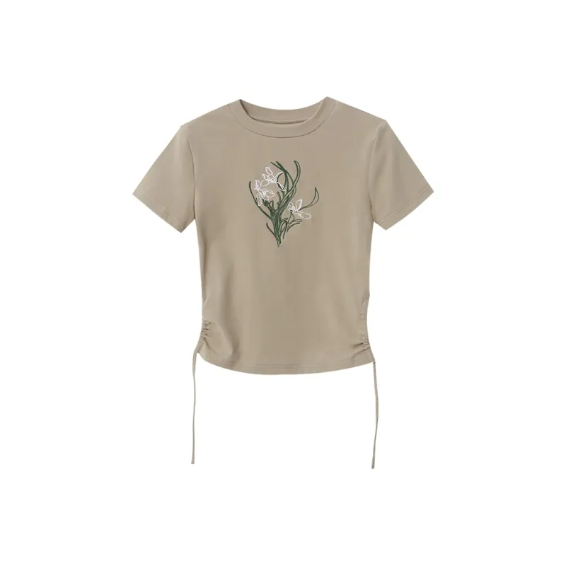 CHARM PICK T Shirt Women's Yellow-0