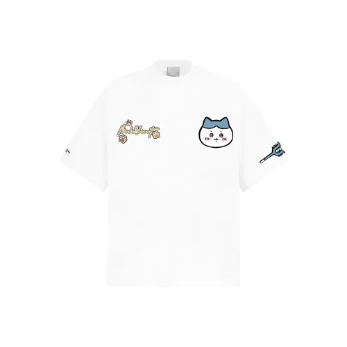 GUOZHEN Drop Shoulder Sleeve T Shirt Women's