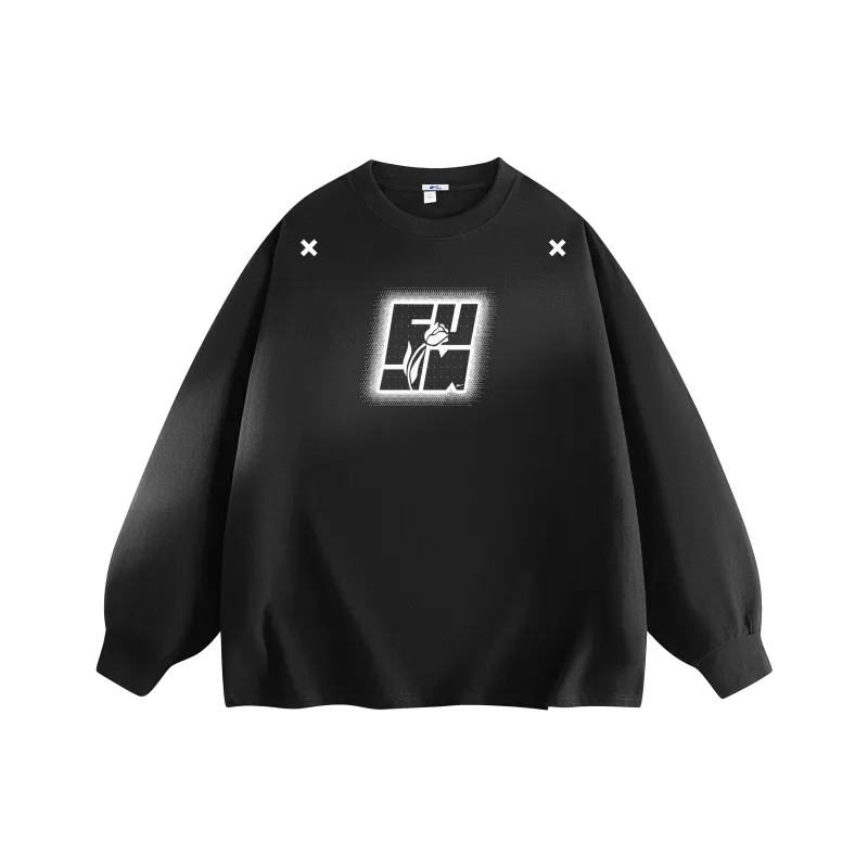 Warrior Huichao Riding The Wind Collection Drop Shoulder Sleeve T Shirt Unisex-8