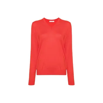 THE ROW Haius V Neck Knitted Jumper