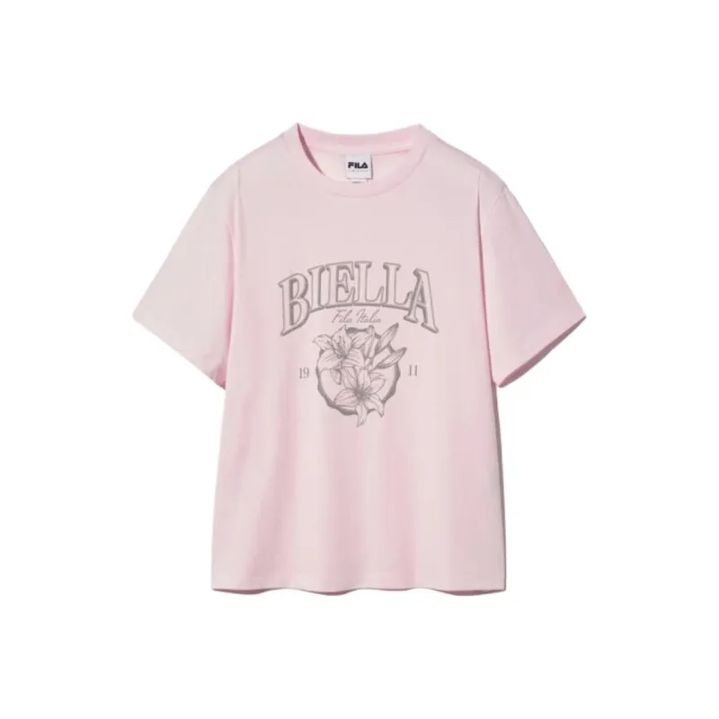 FILA T Shirts Women's Pink-0
