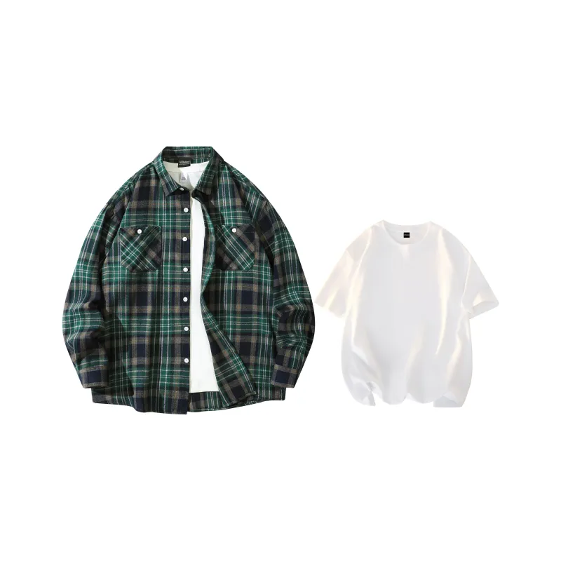 LA'T.WEEKEND Long Sleeved Shirts Matching Sets Unisex-9