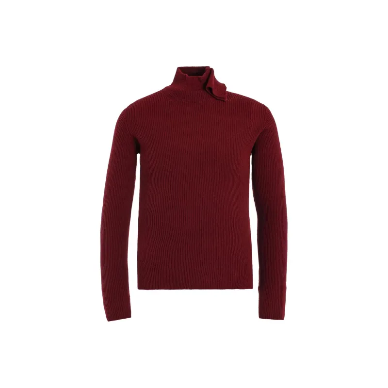 Yohji Yamamoto Y's FW24 Sweater Women's Burgundy-0