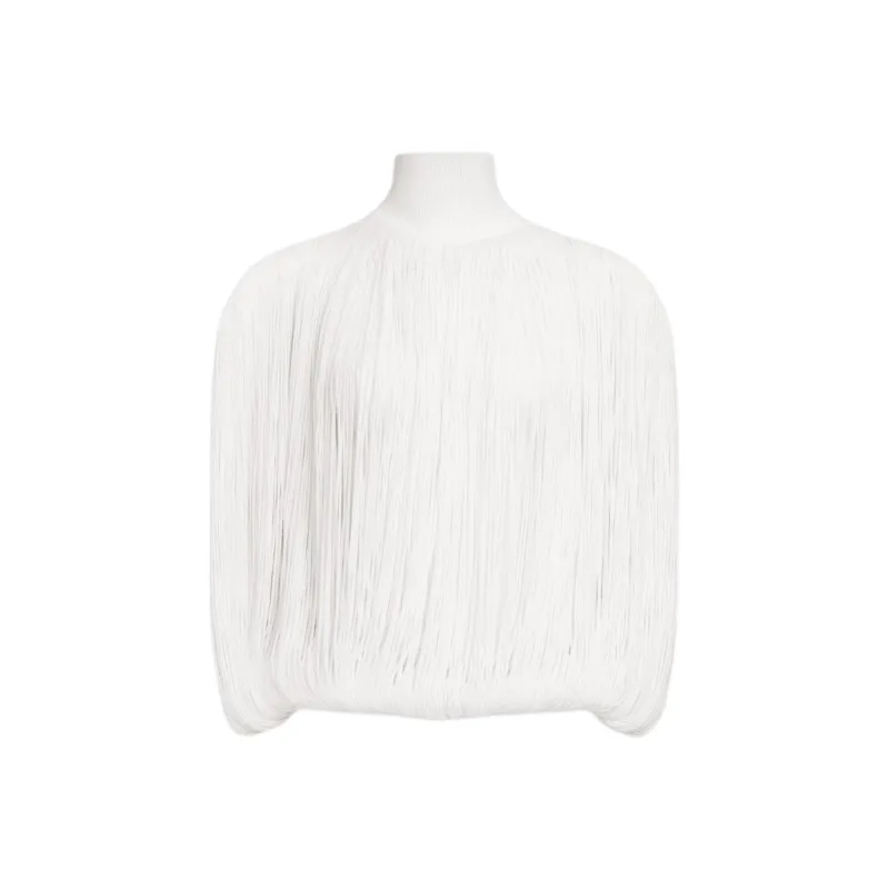 Alaia SS24 Sweater Women's Gray White-0