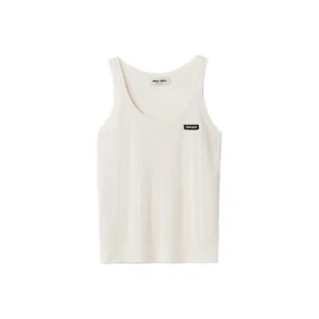 MIU MIU Tank Tops Women's White