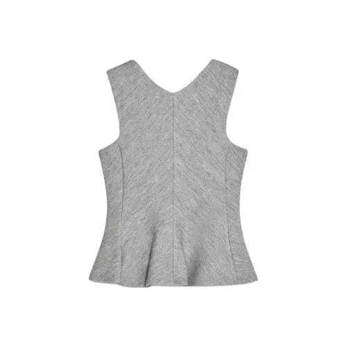 ZARA Tank Tops Women's 1Zebra Print Gray