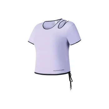 FILA T Shirt Women's Numbers Lavender