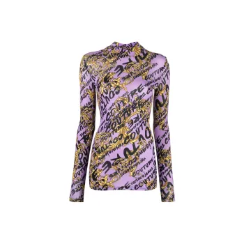 VERSACE T-Shirts Women's Purple