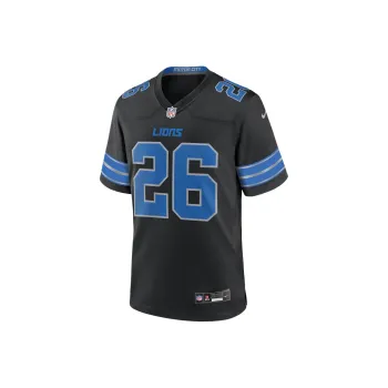 Nike Jahmyr Gibbs Detroit Lions Rugby Jerseys Men's Black
