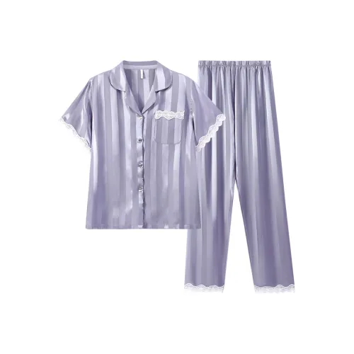 Nodos Shield Pajama Set Women's Gray Blue