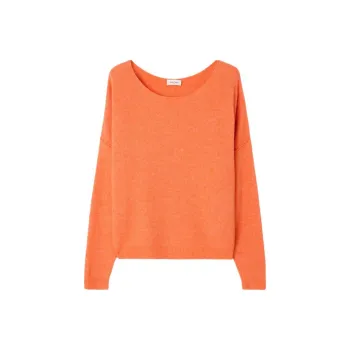 AMERICAN VINTAGE A.M FW24 Pull Femme Damsville Sweater Women's Apricot