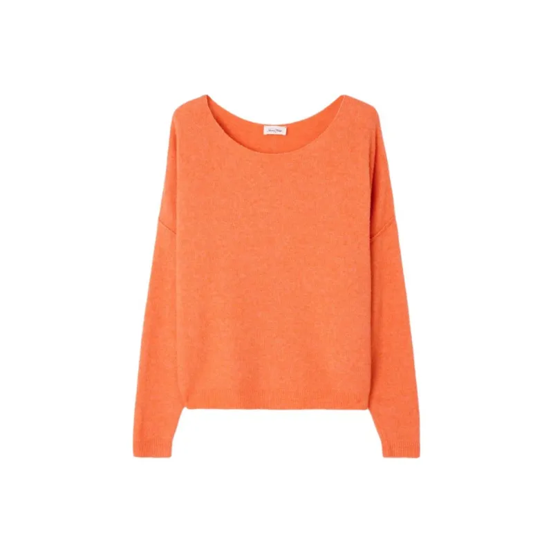 AMERICAN VINTAGE A.M FW24 Pull Femme Damsville Sweater Women's Apricot-0